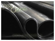 FIRE-RESISTANT RUBBER PURE GUM